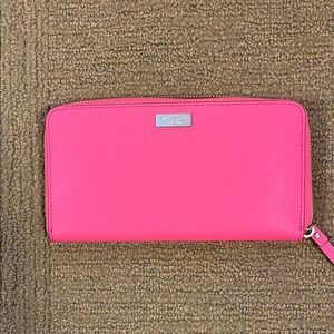 Kate Spade Pink Zip-Around Wallet